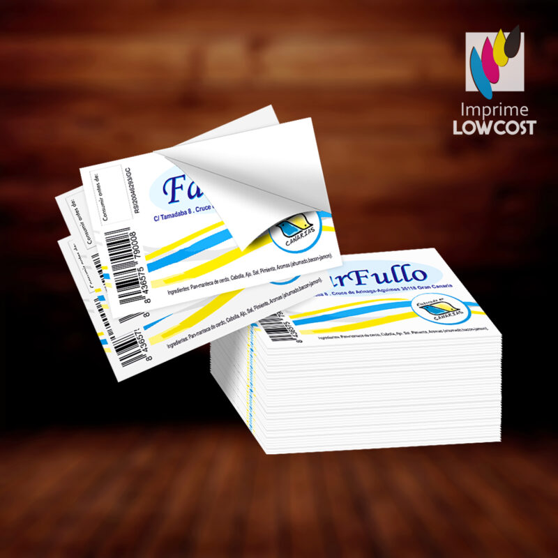 1.000 Pegatinas Tarjeta